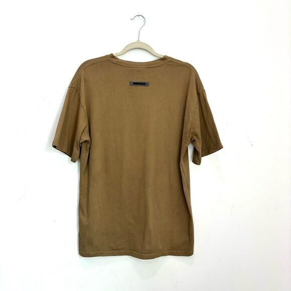 Fear Of God Essentials Tan /taupe T shirt - Picture 4 of 7